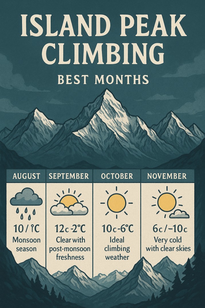 Best Time to Climb Island Peak